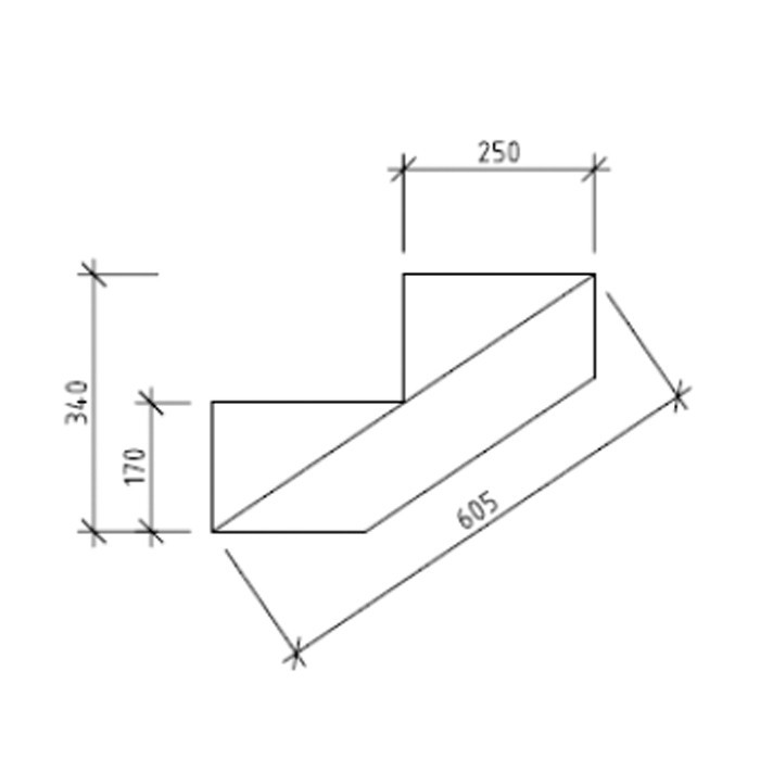 Limon bois pour escalier en Pin - 2, 3, 4, 5 ou 7 marches - 3