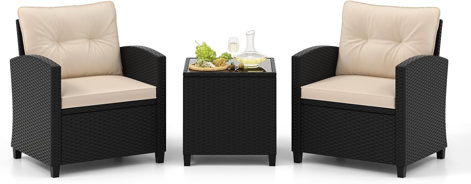 Set Giardino Avanti Trendstore - Tavolo E 2 Sedie In Ferro Nero Antico - Foto 13