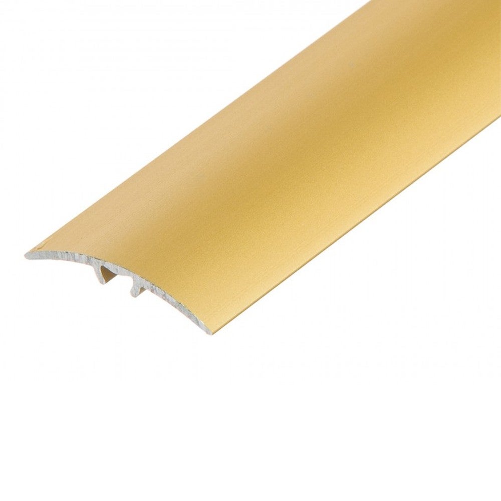 Listwa progowa aluminiowa 37mm 5w1 Cezar Złoty Mat 1,86m