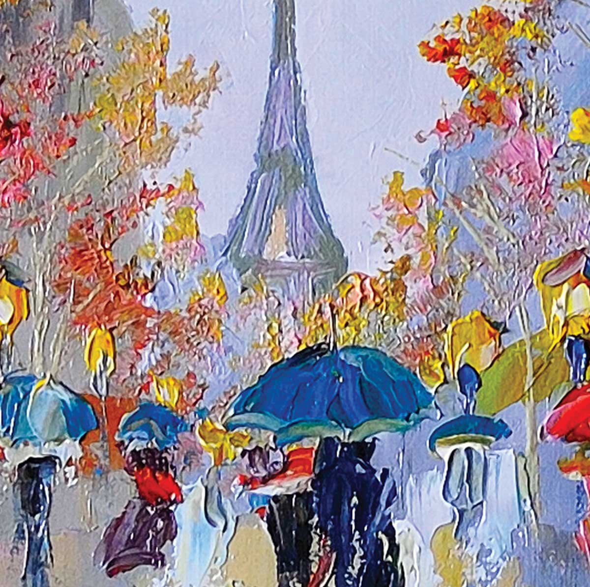 Cartel de apuestas bajo la lluvia, 60x40cm - made in France - 3