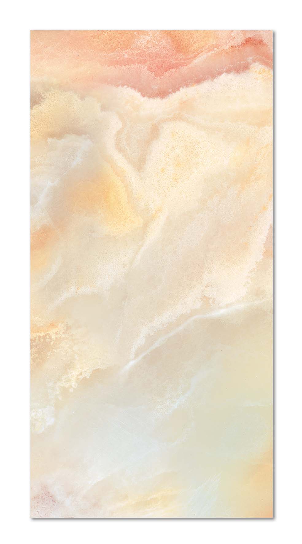Panorama alfombra vinílica mármol naranja 200x250 cm - alfombra en vinilo - alfombra salón antideslizante, antihongos e ignífuga