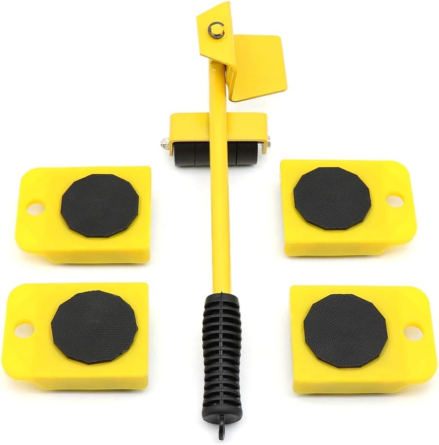 Soulève Meuble Kit De Sangles De Déménagement YanBous - 370kg De Charge - 3, 7m De Long (avec Gants) Sangles Déménagement