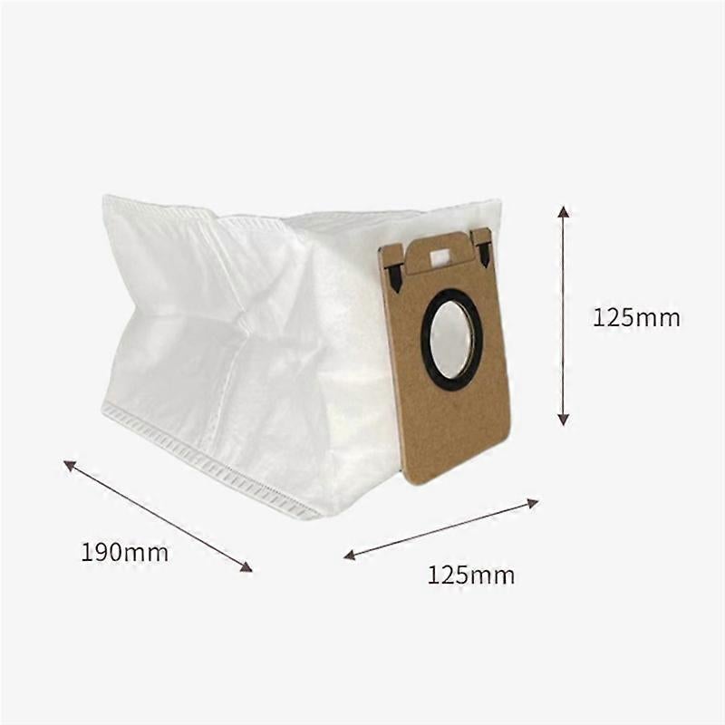 Lot De 6 Sacs à Poussière De Rechange Pour Aspirateur Robot Dreame D10 Plus - Filtration 4 Couches, étanchéité Automatique