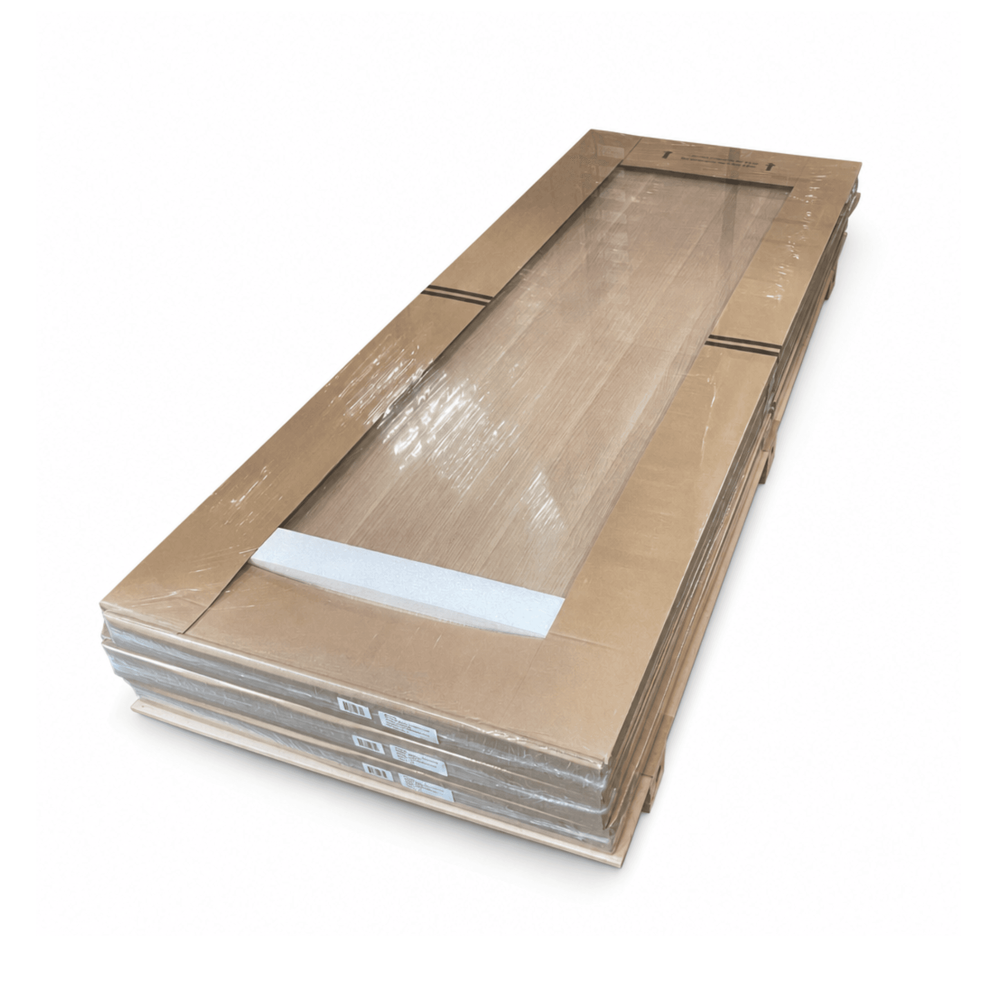 Bloc porte fin de chantier Matild, finition chêne brut structuré, réversible, H.204 x l.83 cm - 7