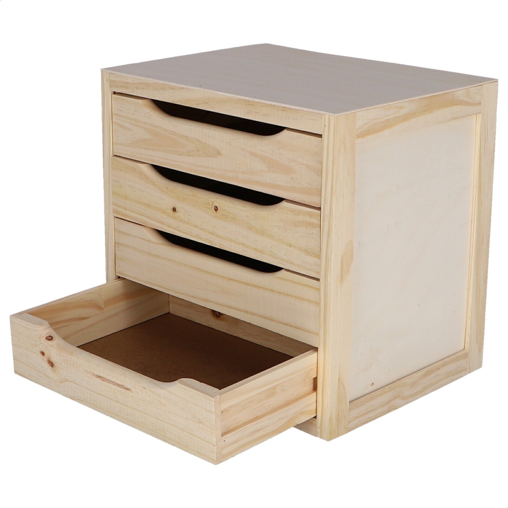 WELL HOME MOBILIARIO & DECORACIÓN Commode 4 tiroirs finition sans vernis - 4