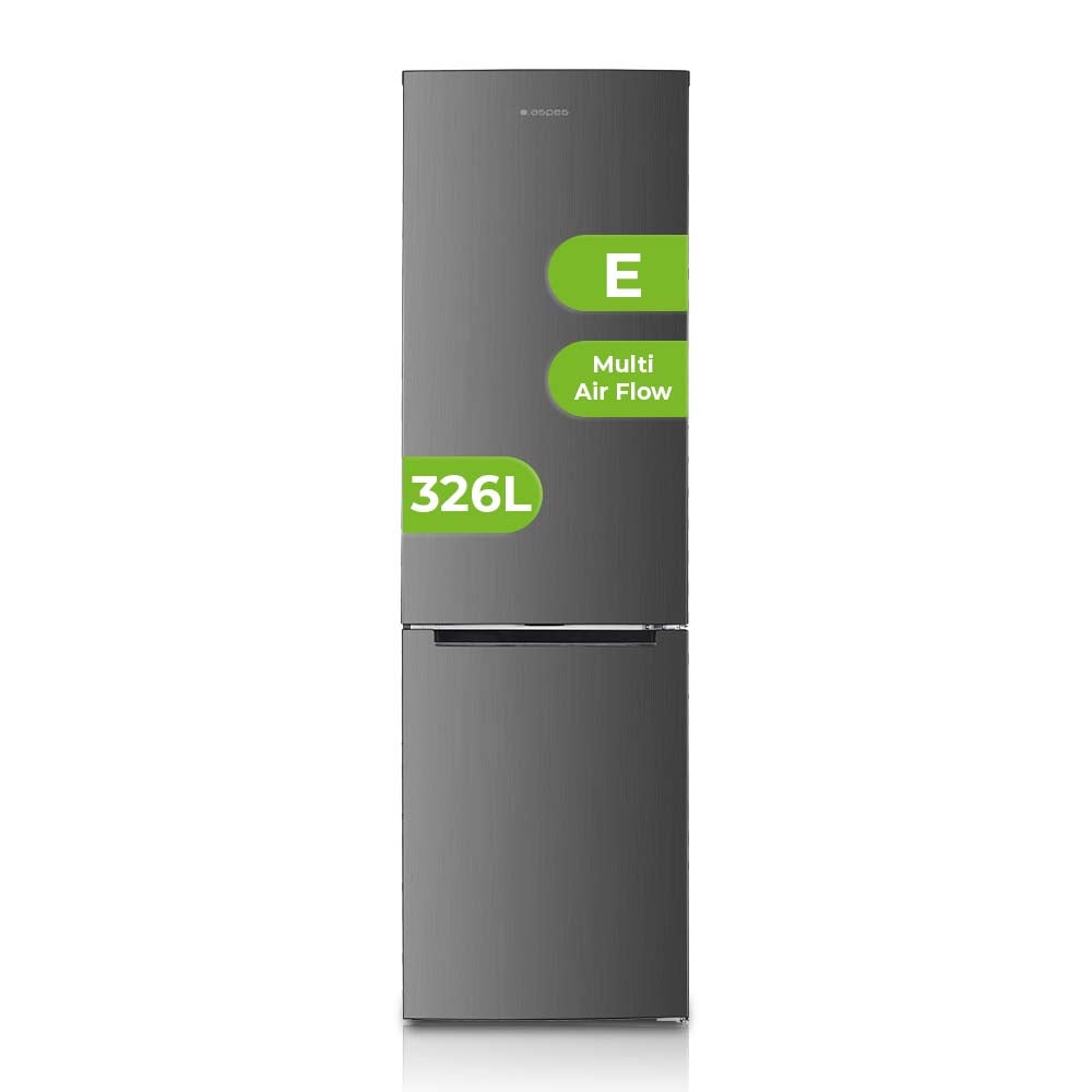Aspes Frigorífico Combinado Ac2602enfx, 2 Puertas, Capacidad 326 Litros, No Frost, Multi Air Flow, Bajo Nivel Sonoro, Puerta Reversible Blanca , Leroy Merlin