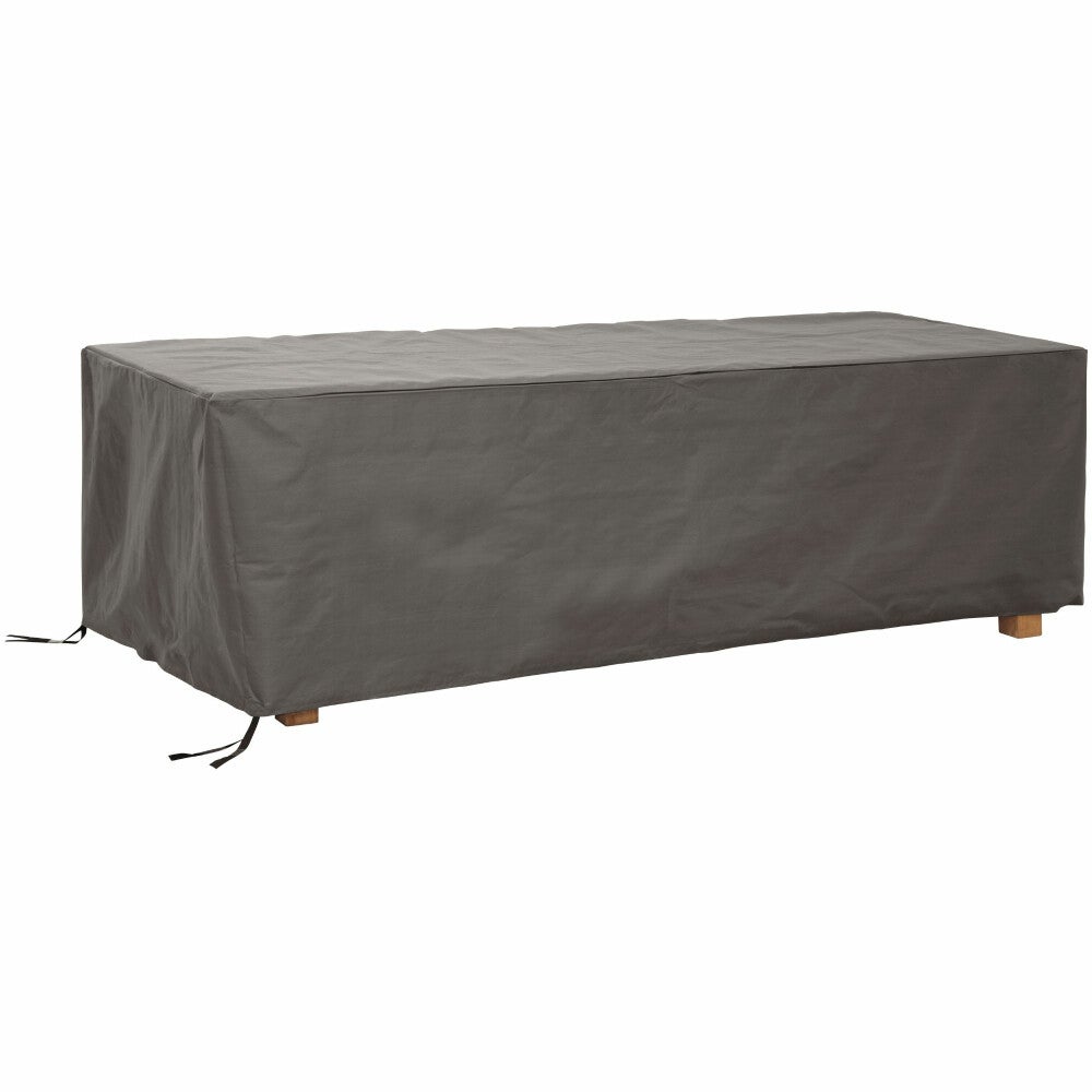 Perel Housse De Protection Table Jardin 305x110x75 Cm - Bâche Hivernage Mobilier Extérieur Gris Rectangulaire