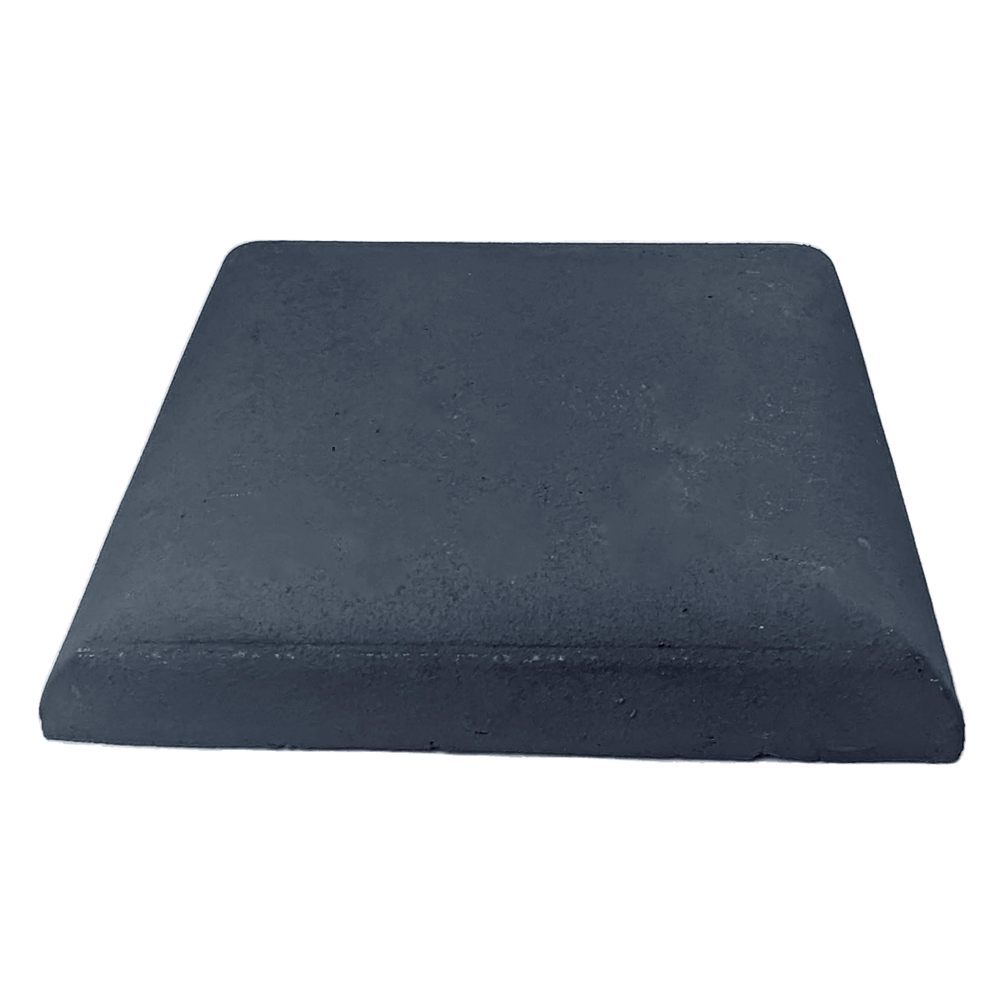 Chapeau Pilier 30x30 Plat Bord Arrondis - Gris Anthracite Foncé - 2