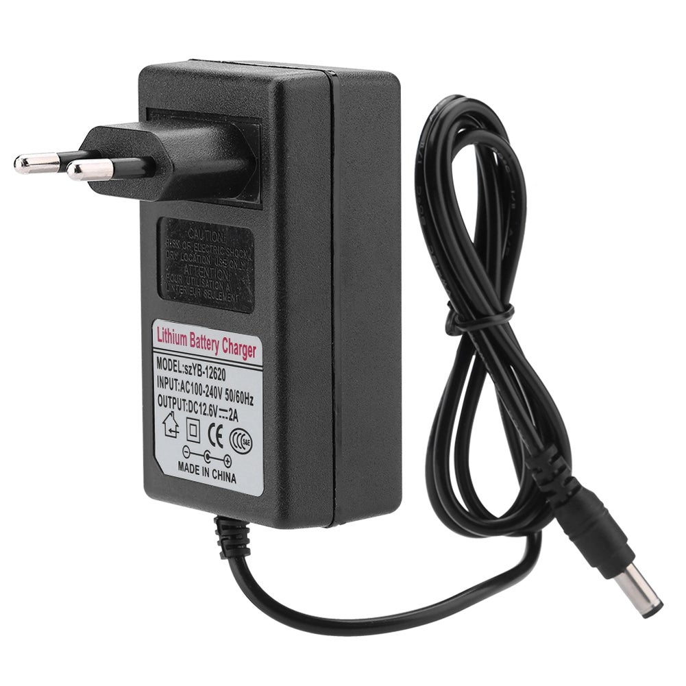 Adaptateur D'alimentation DC 12.6V 2A, Chargeur De Remplacement Pour