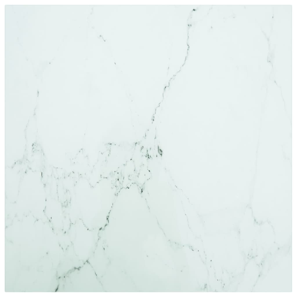 Plateau de table carré en aggloméré et inox 70 x 70 cm