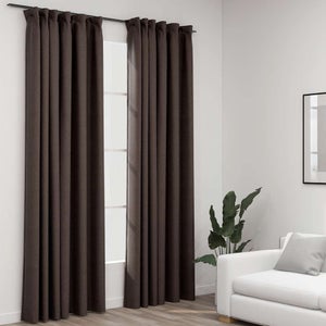 Tende oscuranti per soggiorno con occhielli, drappeggio, 160 cm di lunghezza, per oscuramento, camera da letto, isolamento termico, 106,7 x 160 cm