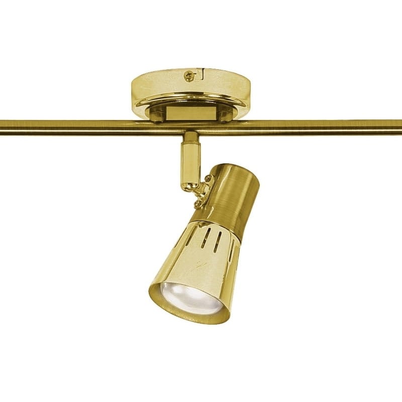 Reflektor sufitowy spot natynkowy Arena listwa złoty 3xE14x40W wym: 51 x 8 cm metal Candellux