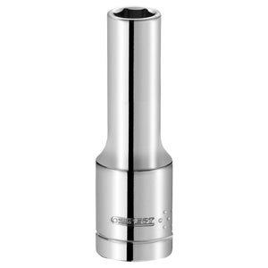 Douille Métrique King Tony 3/4 Longue - 25 Mm - Chrome Vanadium - 4 Rainures De Retenue - Norme DIN 3124