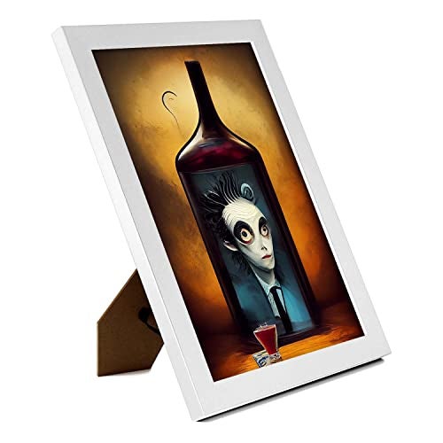 Nacnic Set De 3 Posters Atención Al Estilo De T Burton Ilustraciones De Profesiones Y Oficios Inspiradas En Arte Gótico Diseño Y A4 Marcos Blanco - 2