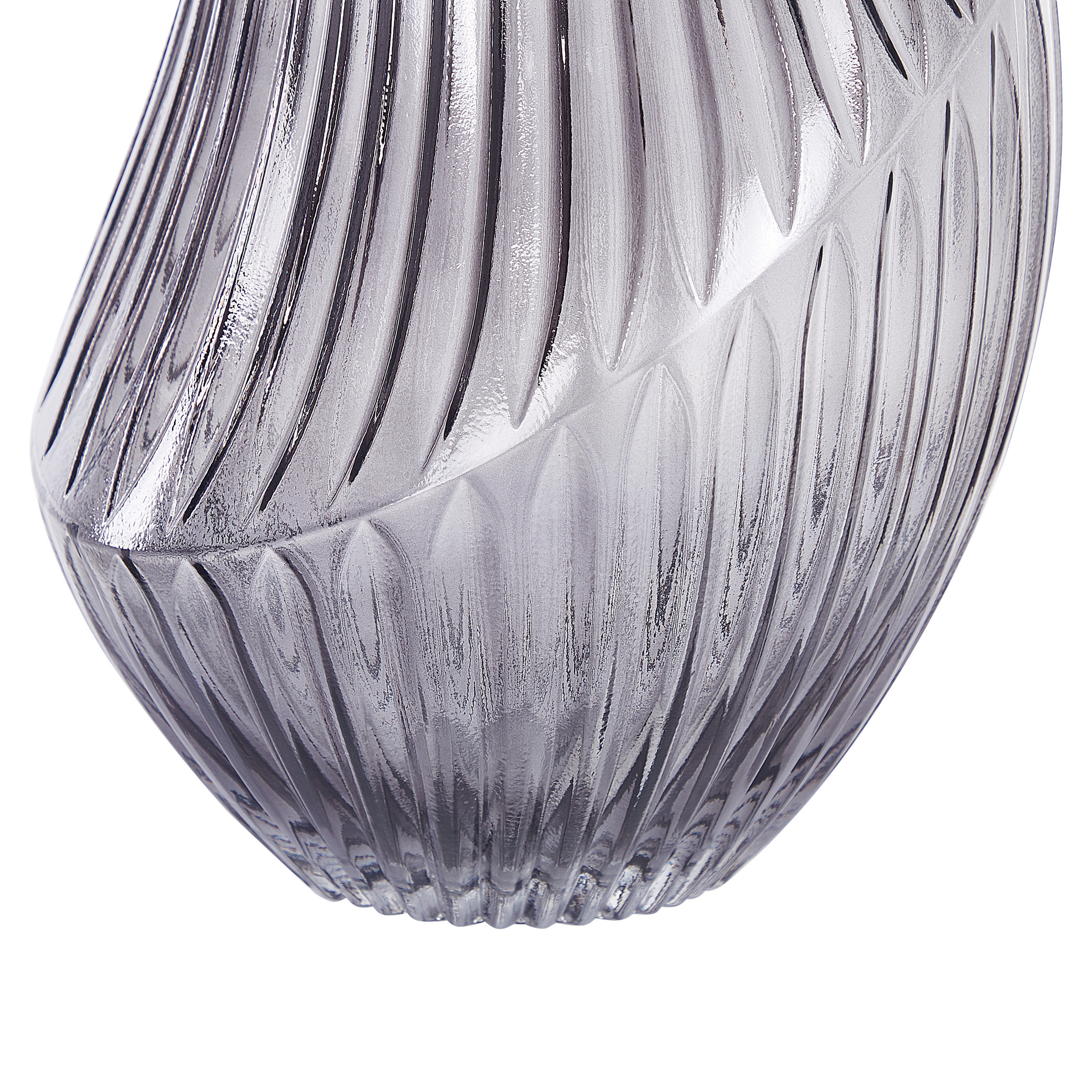 Vase à fleurs MYRSINA Verre 36 cm Gris - 8