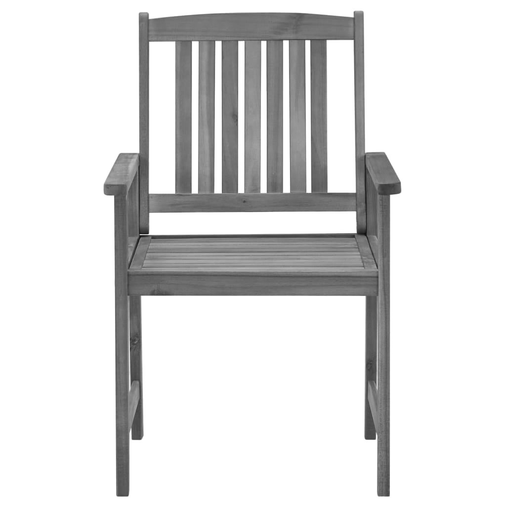 Chaises de metteur en scène avec coussins 4 pcs Gris Acacia - 5