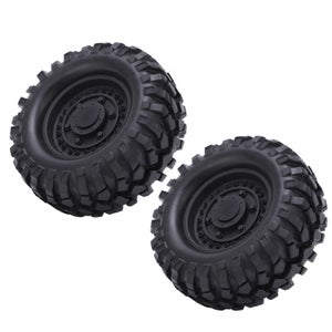 2 Pneus RC Pour Voiture De Course 1/8 - Caoutchouc Et Jante ABS, Diamètre 100 Mm, Largeur 41 Mm - Compatible Redcat, Losi, HPI, Etc.