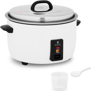 Chauffe-riz Professionnel 26L - 110W - Revêtement Antiadhésif - Deux Températures (68°/72°) - Cuillère Incluse