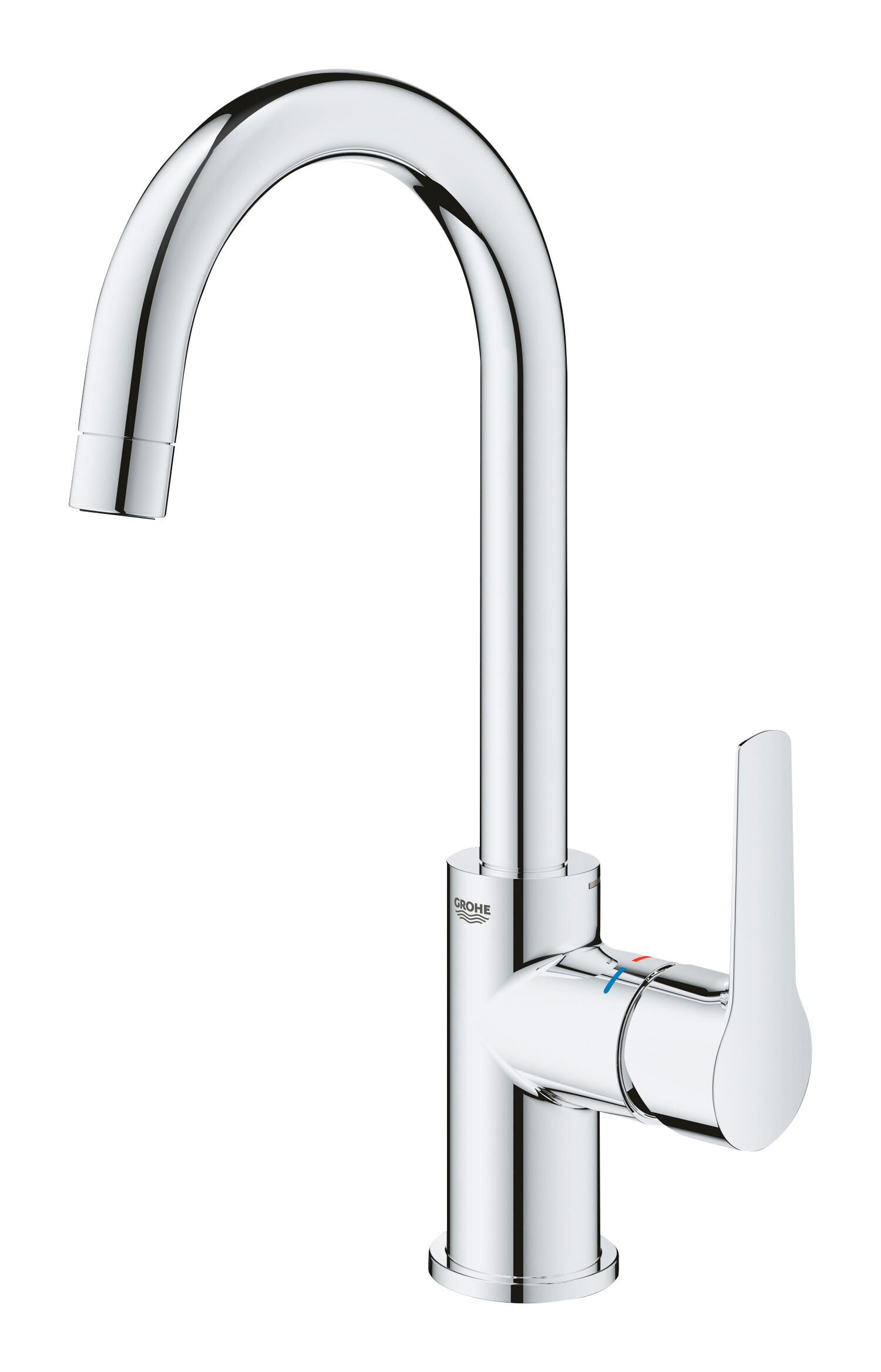 Miscelatore per lavabo cromato, bocca girevole, Start QuickFix, GROHE - 2