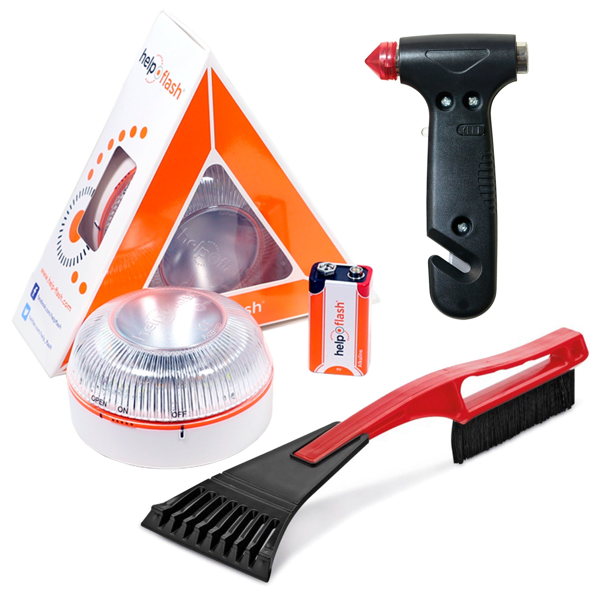 Help Flash , Luz De Emergencia Autónoma Preseñalización De Peligro Y Linterna En Polipropileno, Color Blanco , Leroy Merlin