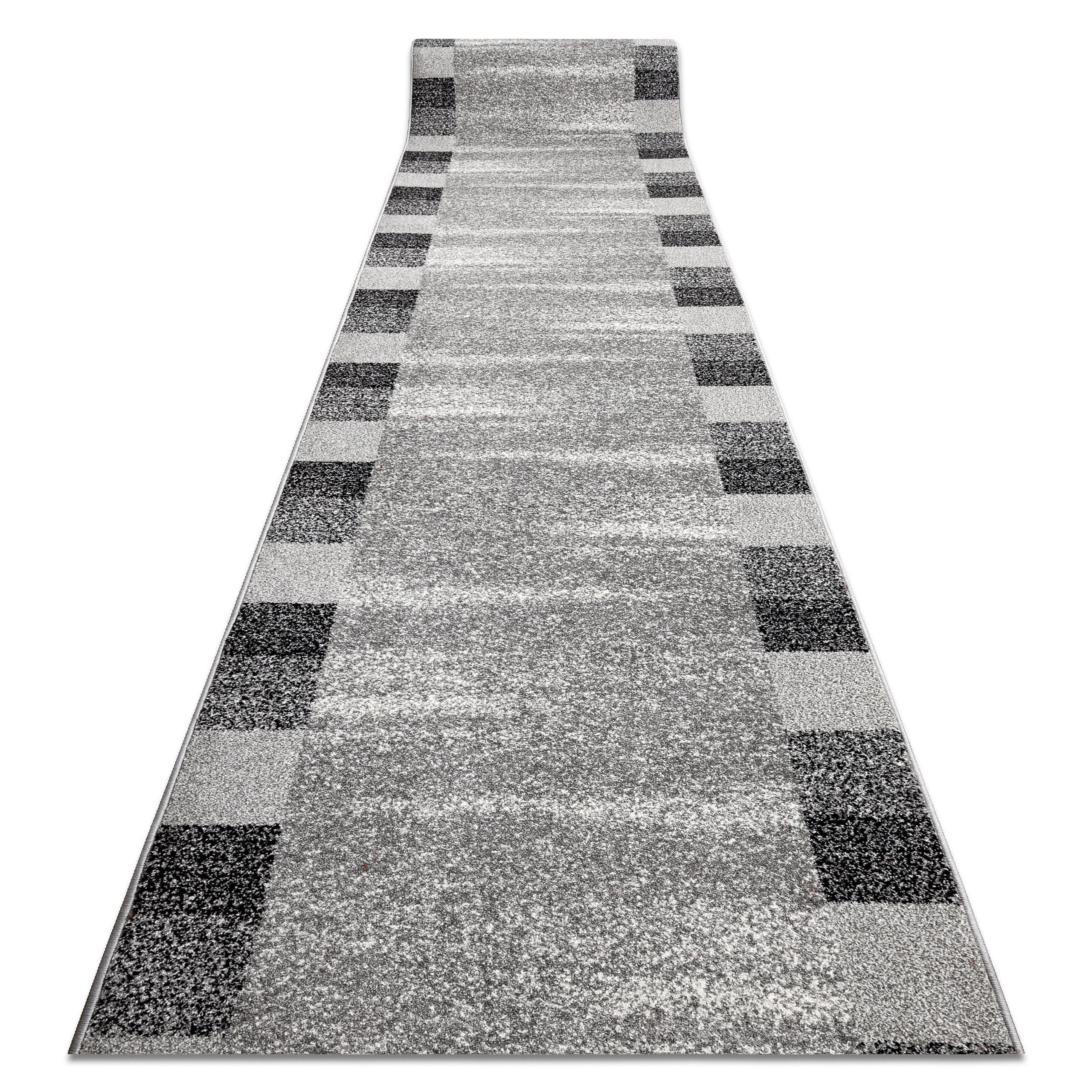 Alfombra de pasillo silver etna marco, arena - gris 120cm 120x270 cm