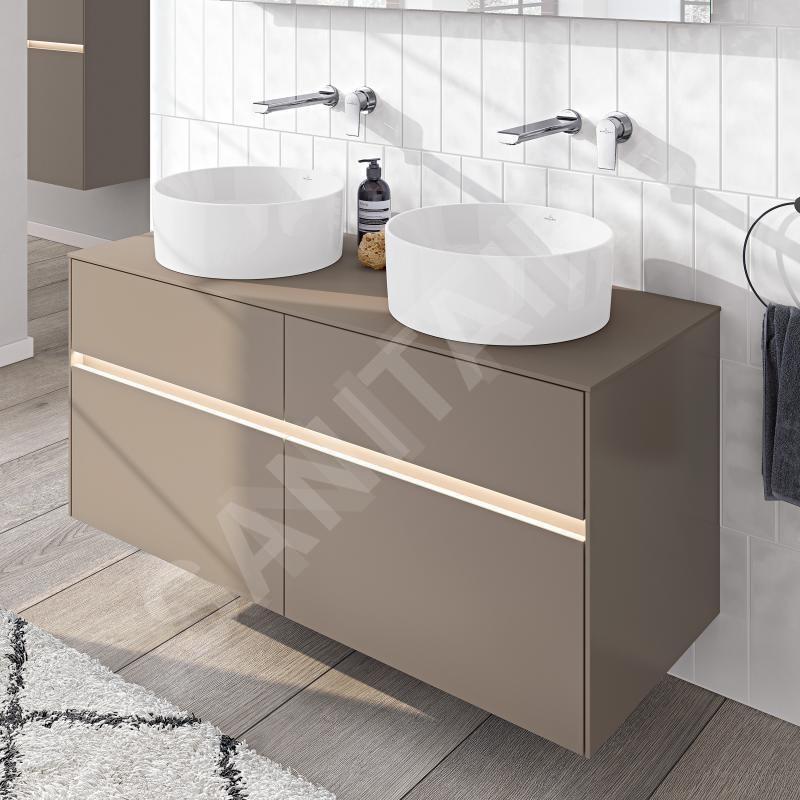 Vasque a poser ronde VILLEROY ET BOCH Collaro Stone White CeramicPlus - 5