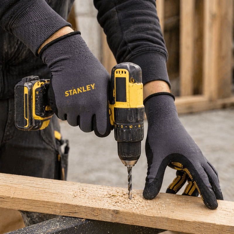 Gant Anti-Dérapant Stanley Razor T09 L – Résistance et confort pour les tâches professionnelles - 5