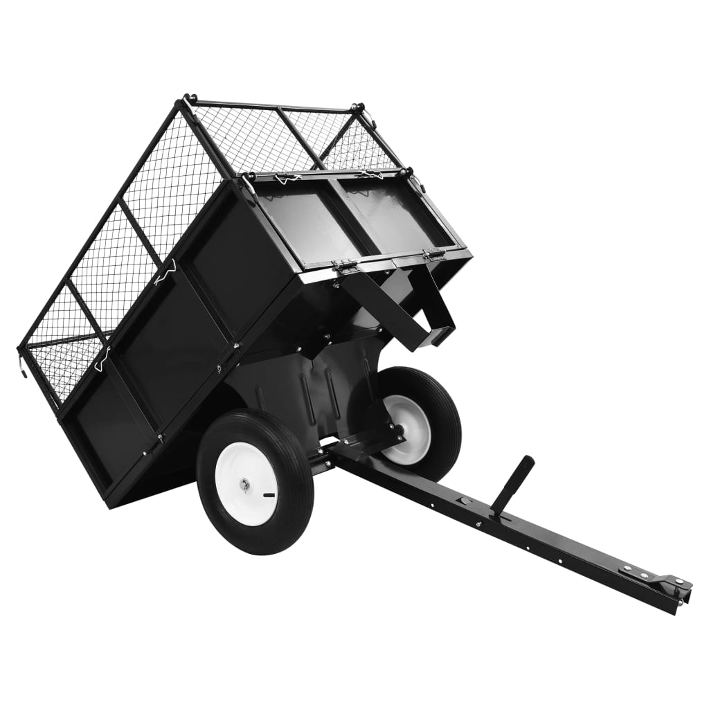 Remorque basculante pour tondeuse de pelouse Charge de 300 kg CFW29074 - 5