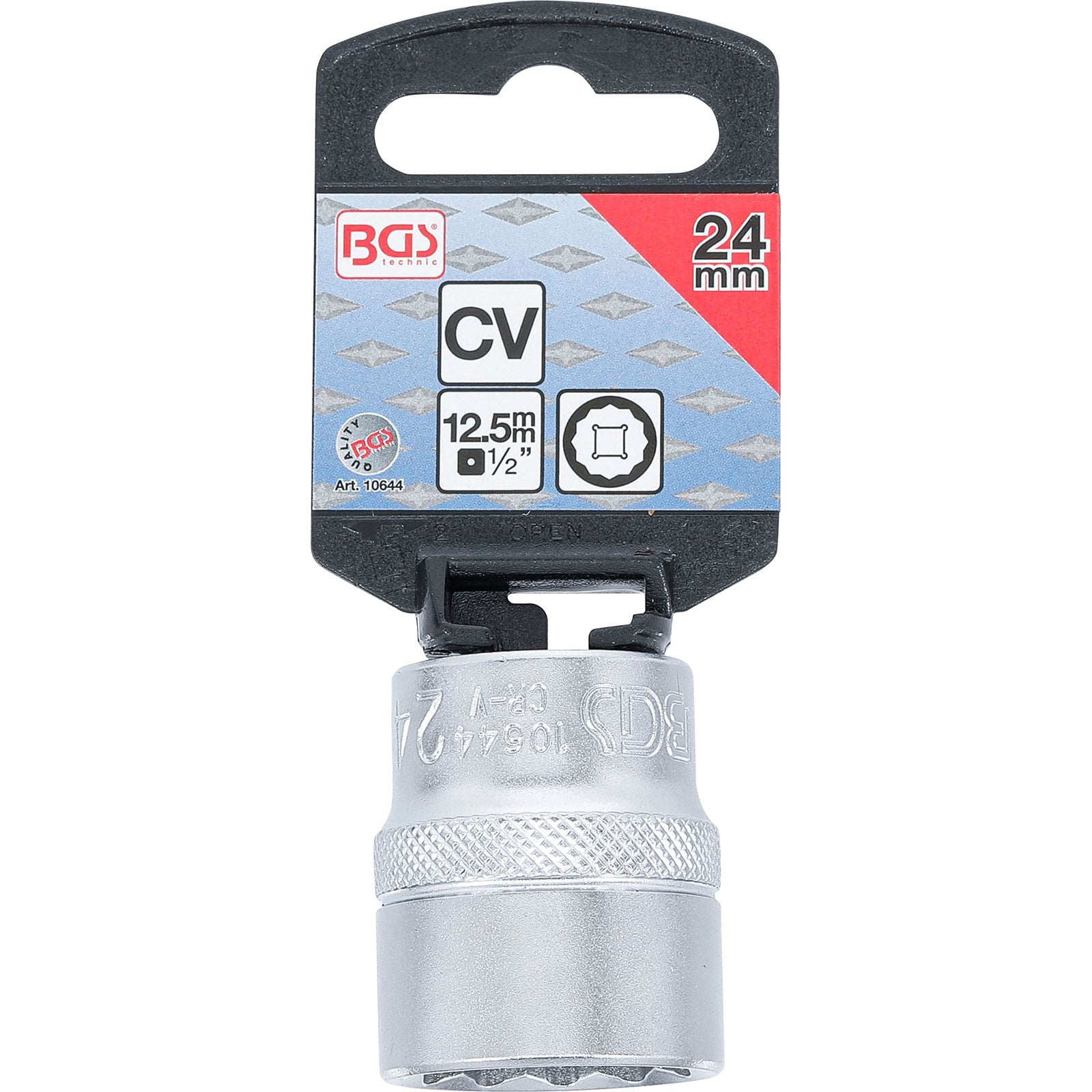 Douille pour clé, douze pans | 12,5 mm (1/2