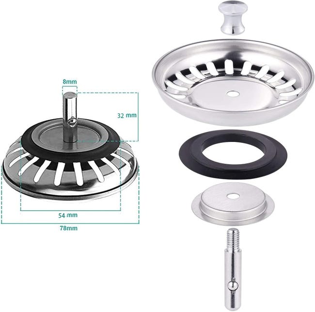 4 Pcs Filtre Évier Cuisine Avec Poignée, Crépine D'Évier En Acier Inoxydable Avec Anse Grille Bac Cuisine Diametre De 110 Mm Facile A Nettoyer 93137519 4 Pcs Filtre Évier Cuisine Avec Poignée, Crépine D'Évier En Acier Inoxydable Avec Anse Grille Bac Cuisine Diametre De 110 Mm Facile A Nettoyer 93137519