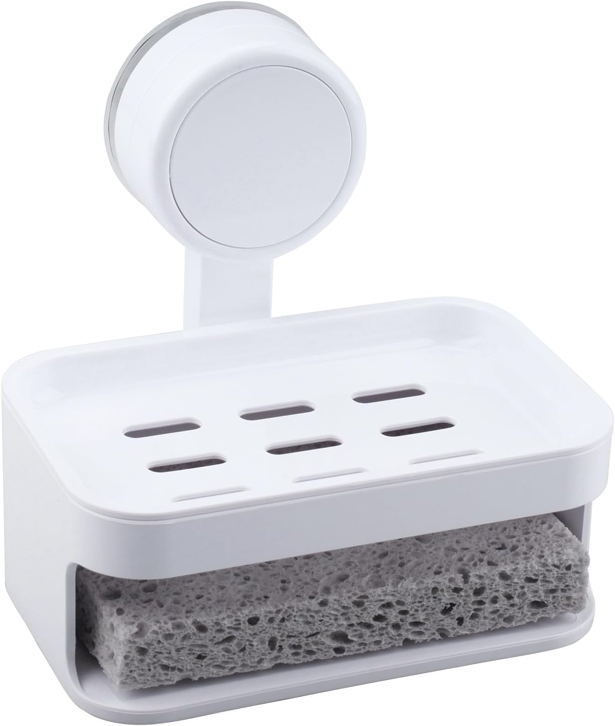 Jabonera De Pared Con Escurridor Y Sin Perforaciones, Bandeja Para Jabón, Caja Para Jabón Para