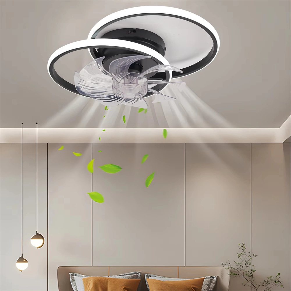 Pale Con Luce E Telecomando Ventilatore Da Soffitto Con Luce LED - 6 Pale, 3 Velocità, Telecomando E Timer Ventilatori Da Soffitto Con Luce - Foto 9