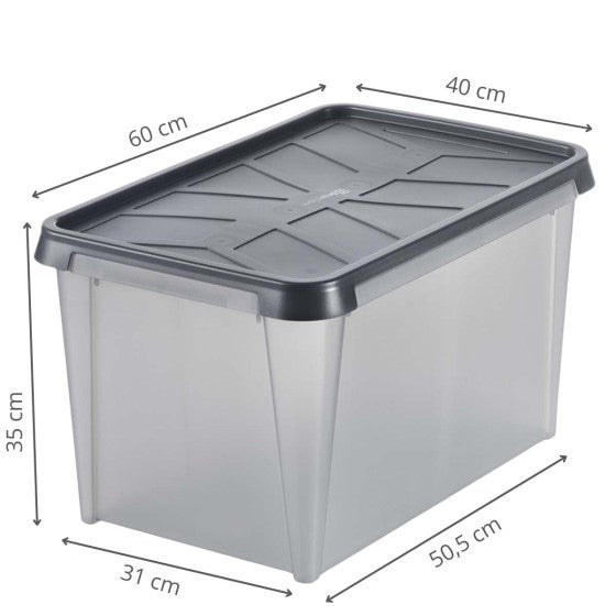 Grande Caisse de stockage Etanche Hermétique 55 litres - 2