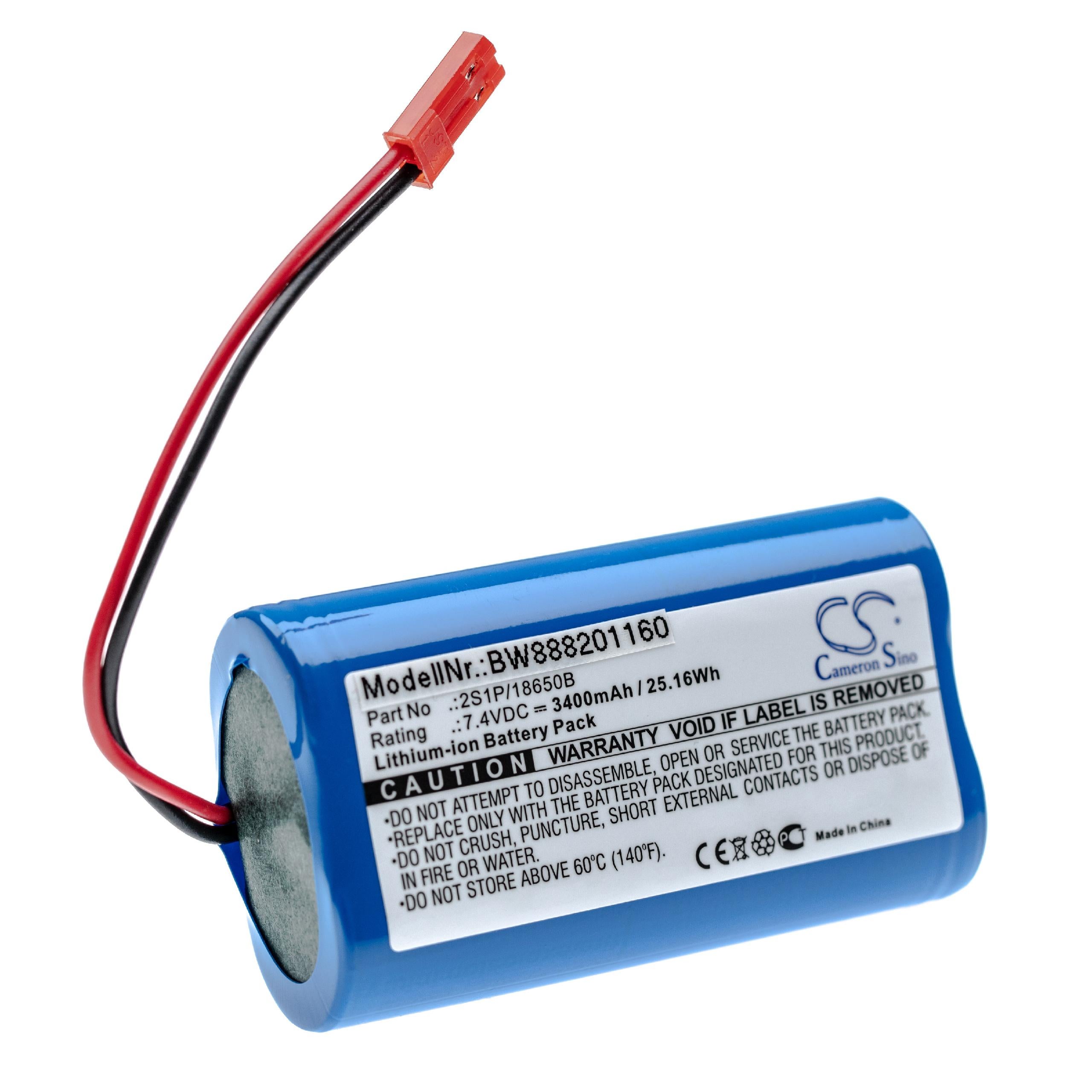 Batterie De Remplacement 3400mAh Pour Vaporisateur Arizer Solo Et Solo 2 - Type 2S1P/18650B - Neuf
