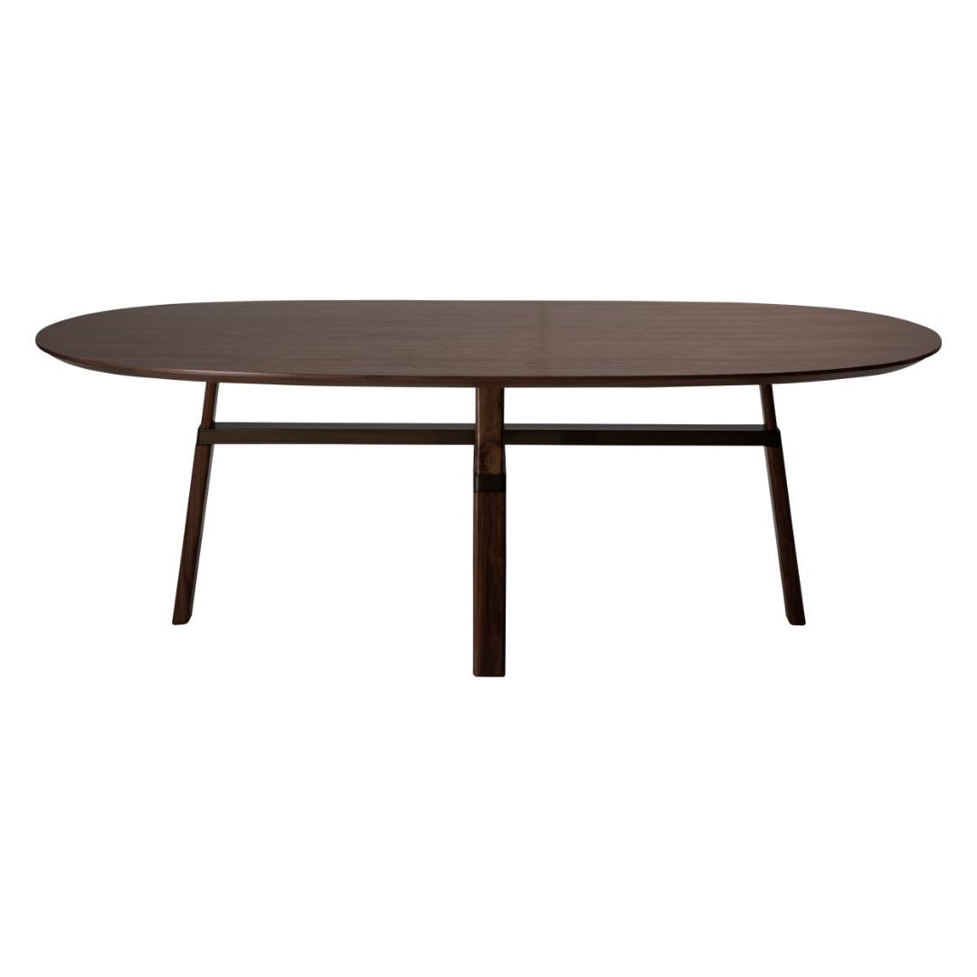 Cross Dan-Form stół do jadalni 75x220cm fornir orzech.