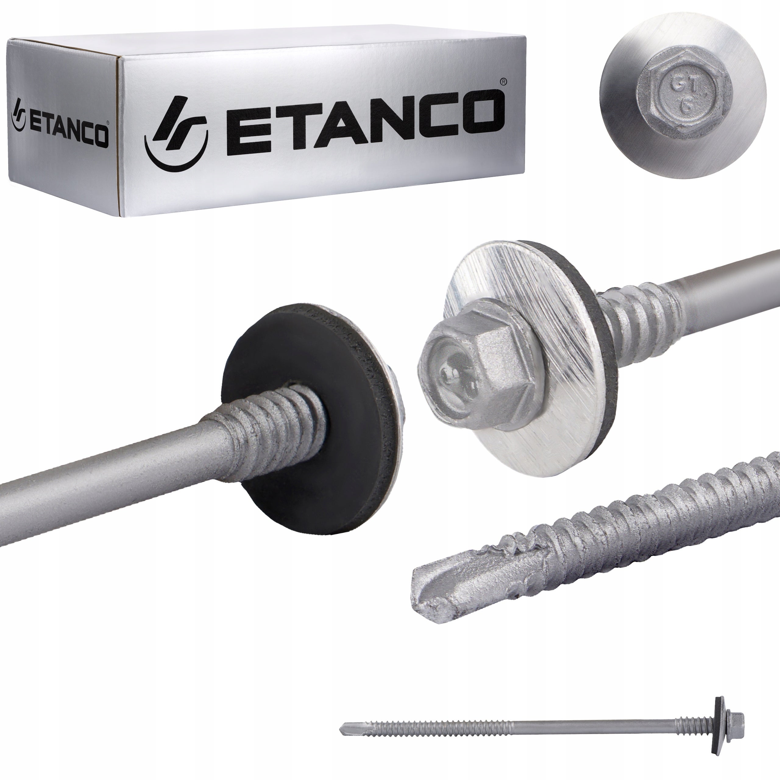 Wkręty do płyt warstwowych Etanco GTR6 SP 5,5/6,3x125 mm ocynk 100szt