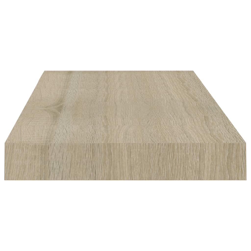 Étagère murale | Étagère suspendue | Etagères Flottantes flottante chêne 50x23x3,8 cm MDF113258 - 5