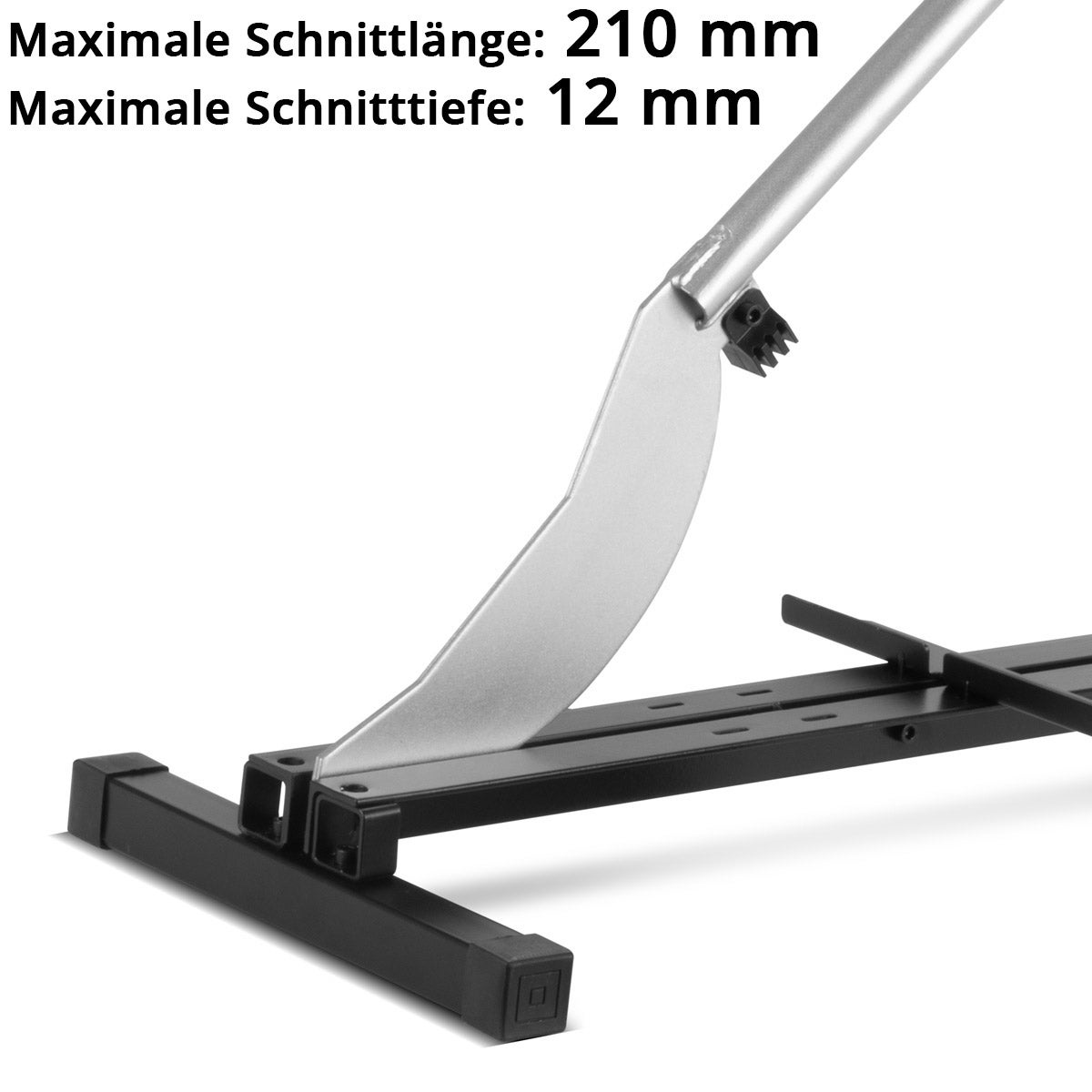 STAHLWERK taglierina per laminati/ taglierina per vinile/ taglierina per laminati 210 mm di larghezza di taglio - 3