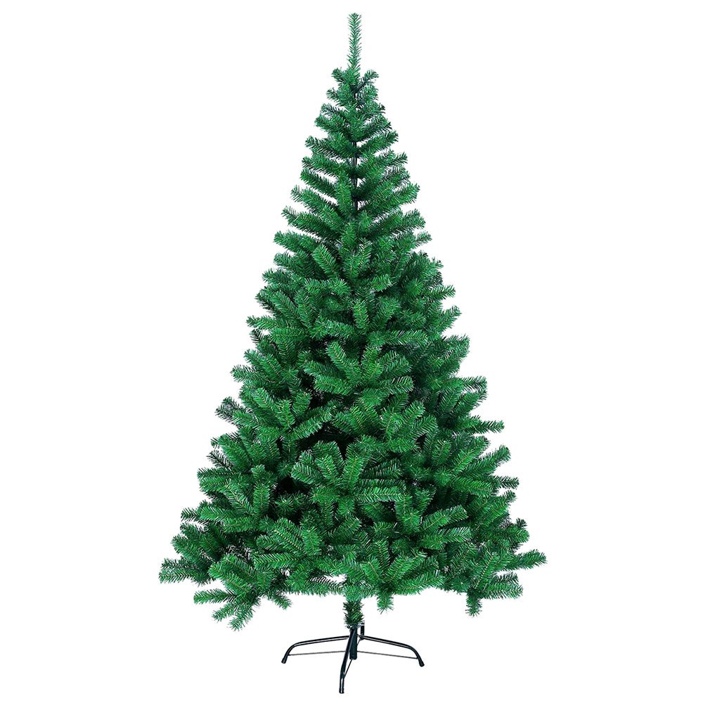 Árbol de Navidad artificial de 2,1 m con 1100 ramas de PVC y base de ...