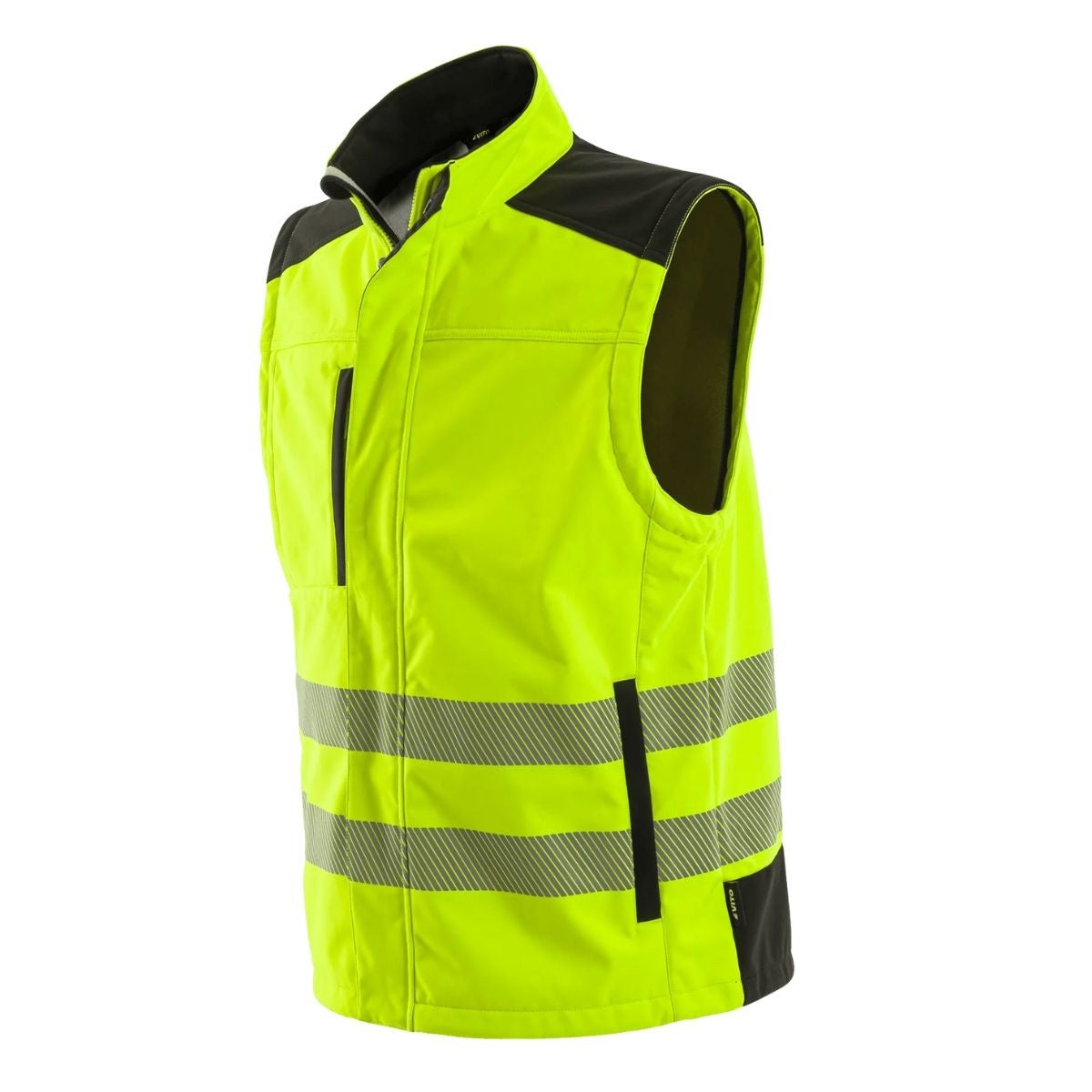 Veste Haute Visibilité EPI Taille L Modulable en Gilet Sans Manches Sécurité Chantier Homme Femme VITO - 2