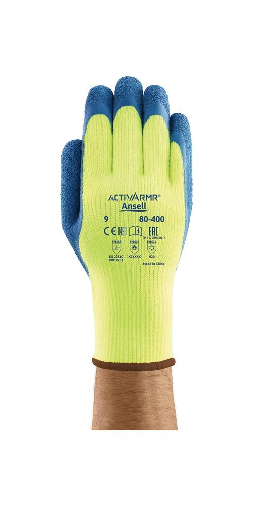 Gants de protection contre le froid ActivArmr® 80-400 Taille 10 jaune/bleu EN 388.EN 511.EN 407 (Par 12) - 6