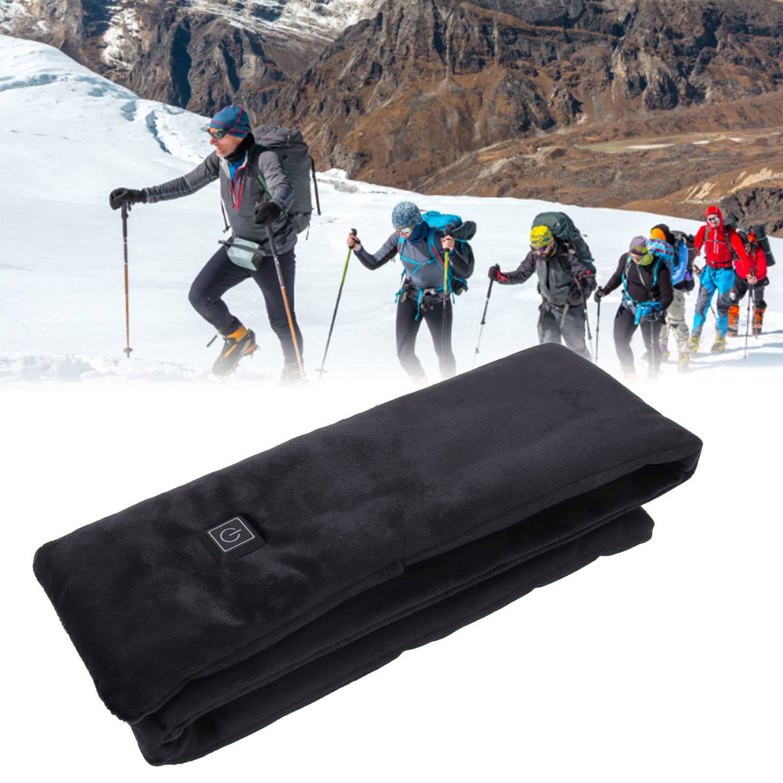 Sciarpa Riscaldante USB In Grafene Con 3 Livelli Di Calore – Include Power Bank 1500 MAh, Lavabile, Regalo Perfetto Per Uomo E Donna - copertina