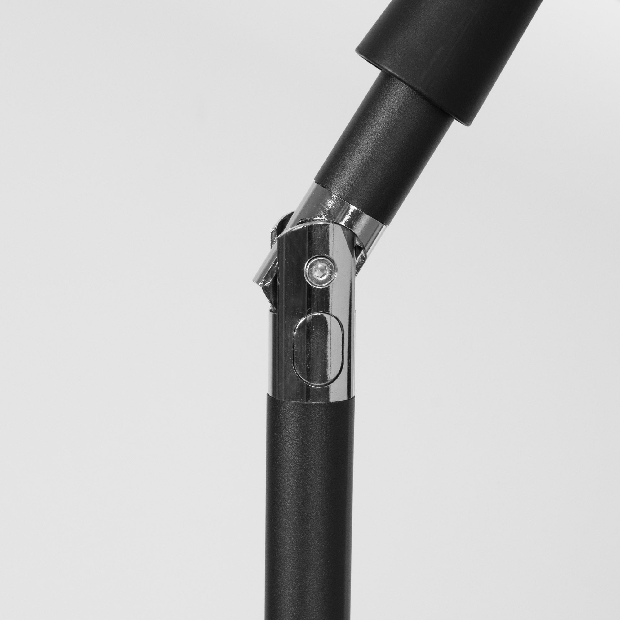 Aktive Guarda-sol de jardim quadrado 175x175 cm cinza com haste basculante - 4