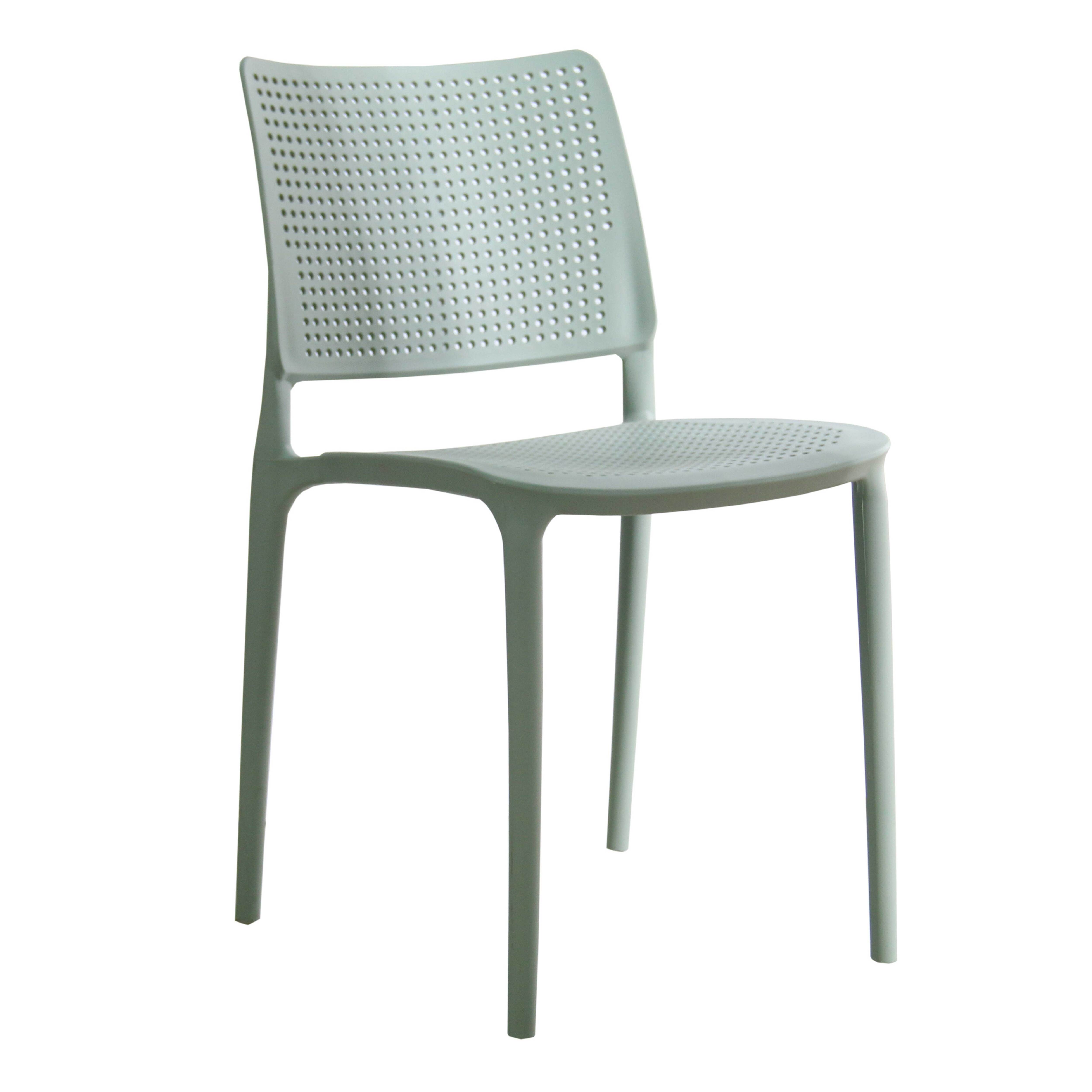 Chaise de jardin sans coussin Riga en Polypropylène Vert - 3