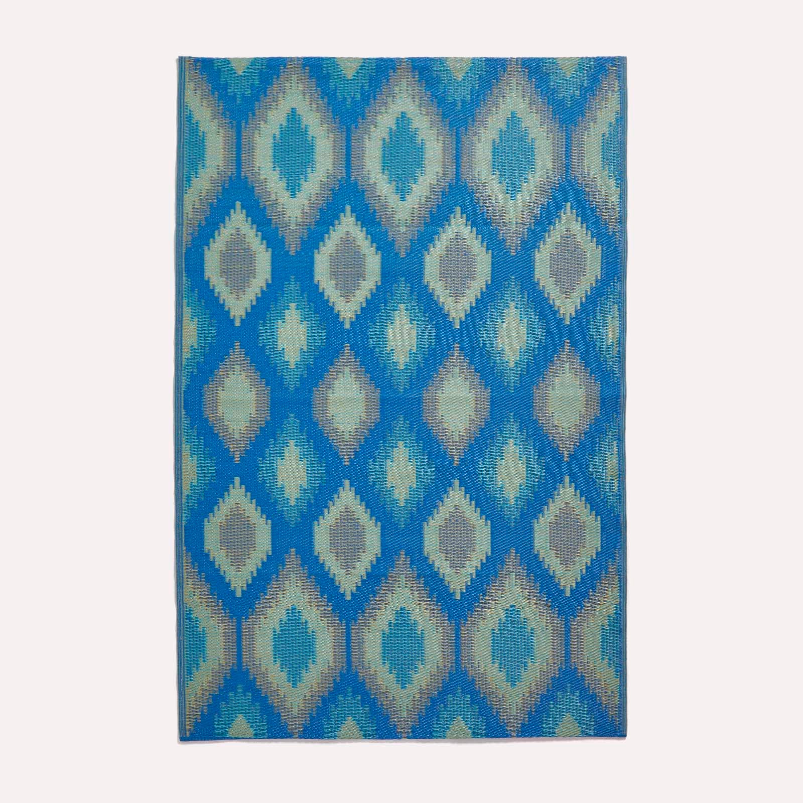 HiiARug Tapis d'extérieur réversible de 2,7 x 3,6 m pour patio, tapis d