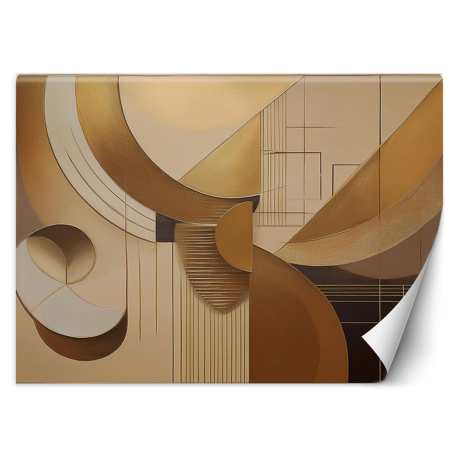 Fototapeta, Abstrakcja geometryczna Beżowy 300x210