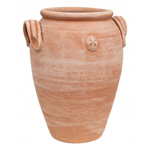 Biscottini  Paragüero Ánfora Terracota Hecho A Mano, Jarrón Exterior E Interior, Paragüero De Jardín 36X34x46cm , Leroy Merlin