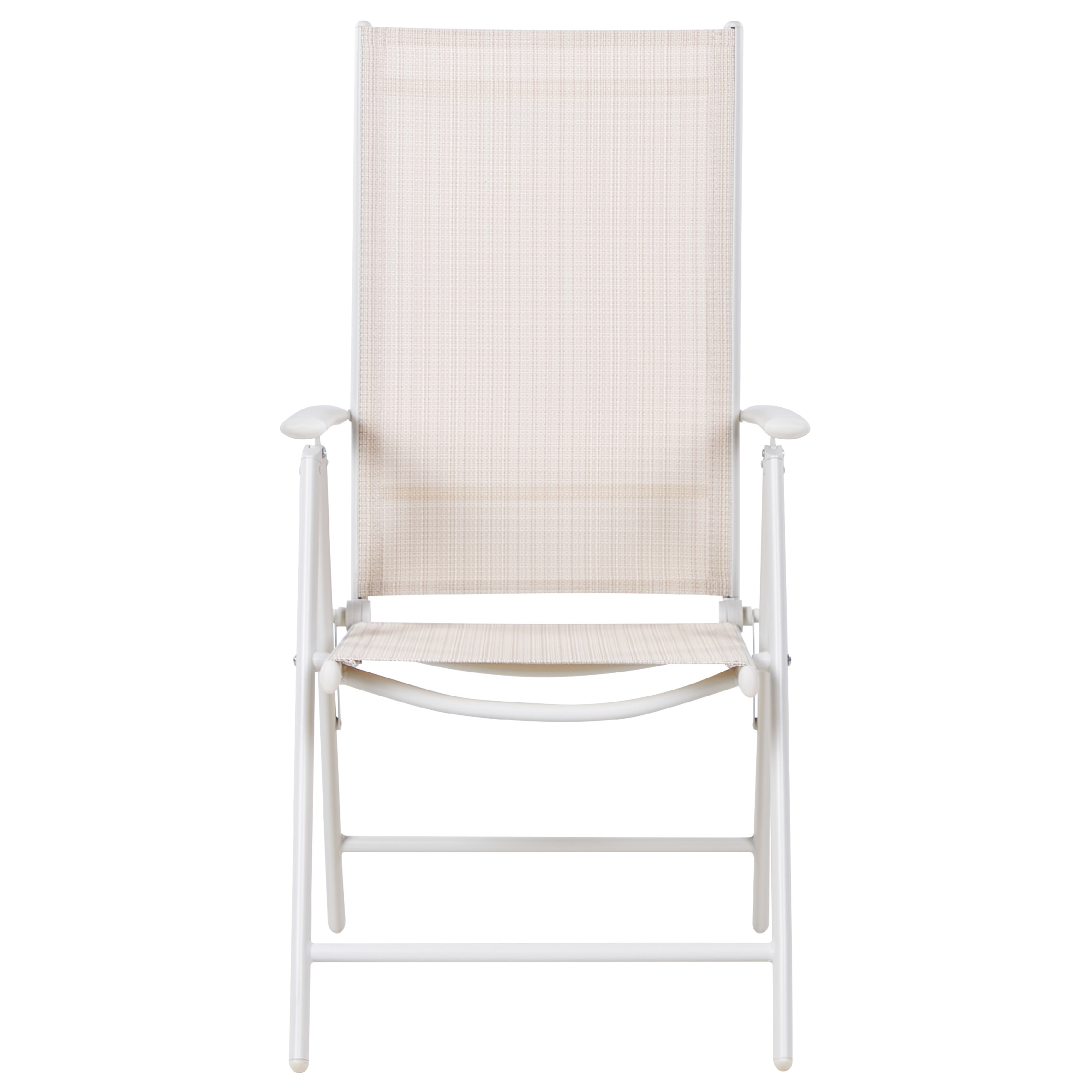 Beliani Conjunto de comedor exterior 6 plazas CATANIA Metal Beige - 7