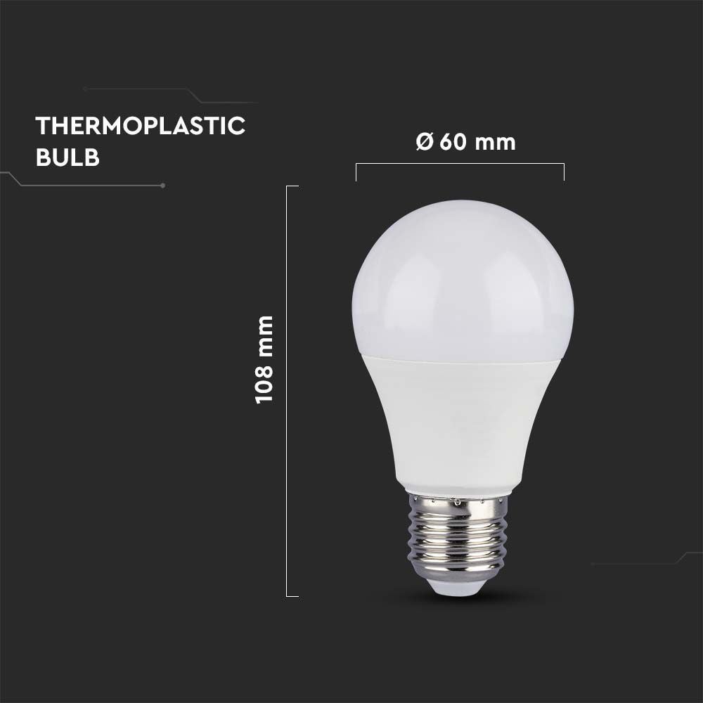 Lampadina LED E27 9W A58 6400K SAMSUNG 810lm - 4