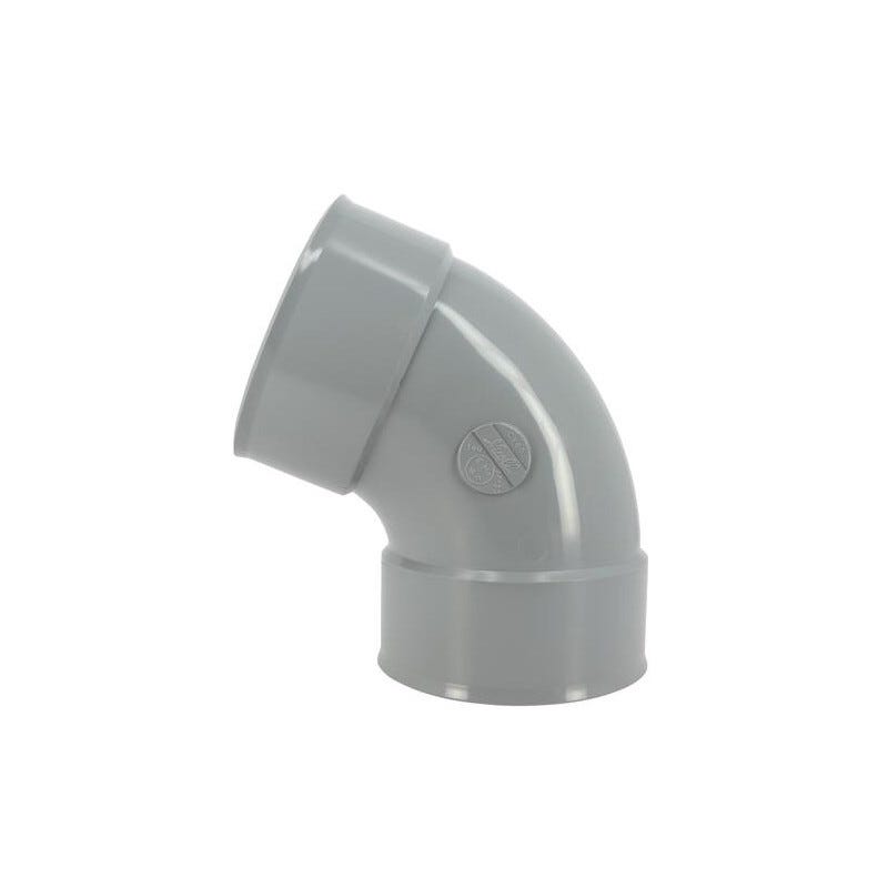 Pvc 67 Coude pvc 67 degré30 FF 140 | Leroy Merlin